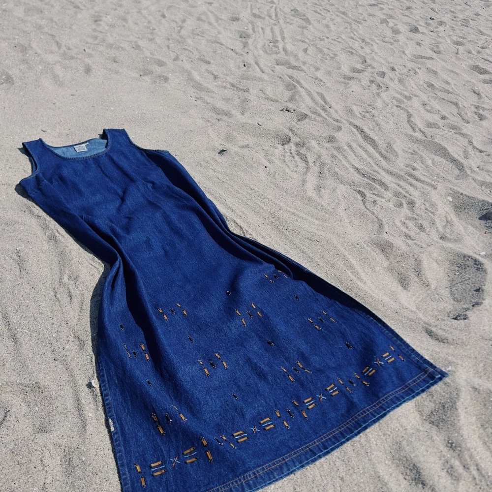 Denim Maxi Dress